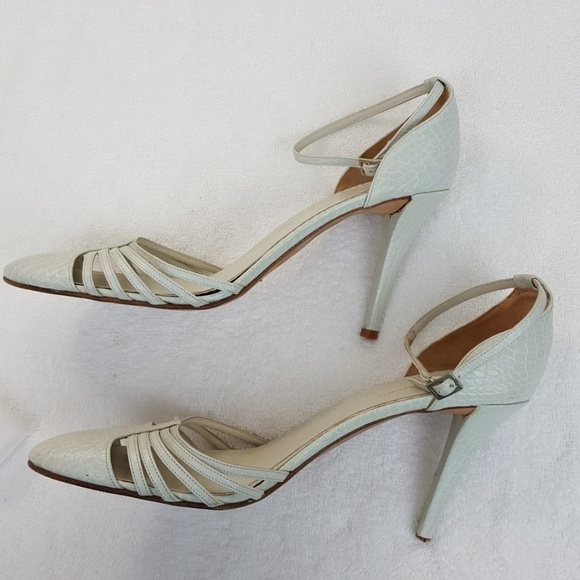BANANA REPUBLIC Ankle Strap Heels, Size 9.5 - Picture 5 of 8